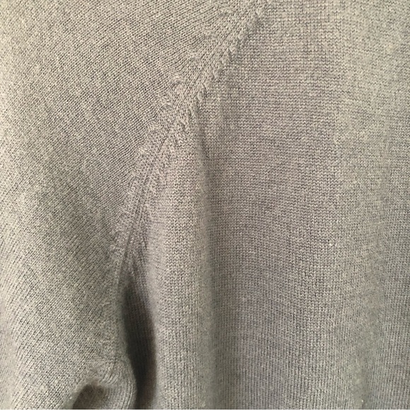 Stella McCartney x H&M Wool Silk Wrap Sash Short Sleeve Sweater in Blue Sz S - Picture 8 of 10